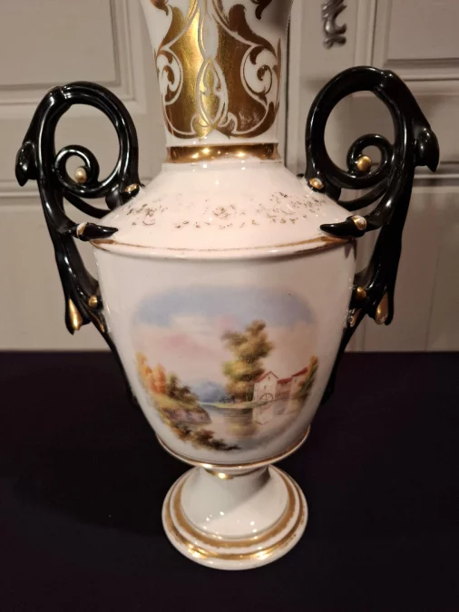 ナポレオン3世時代の花瓶2個