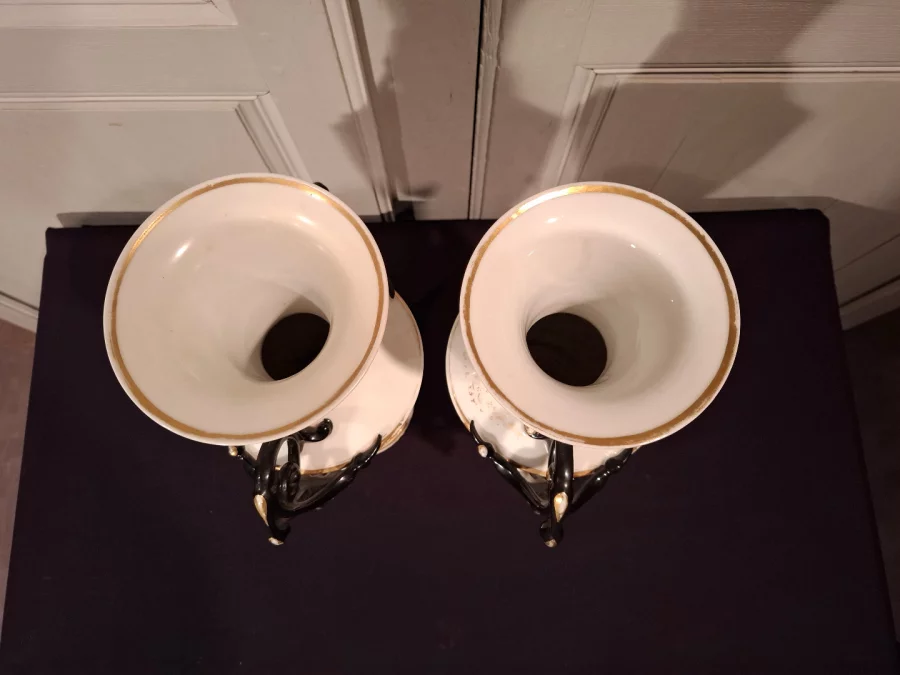 ナポレオン3世時代の花瓶2個