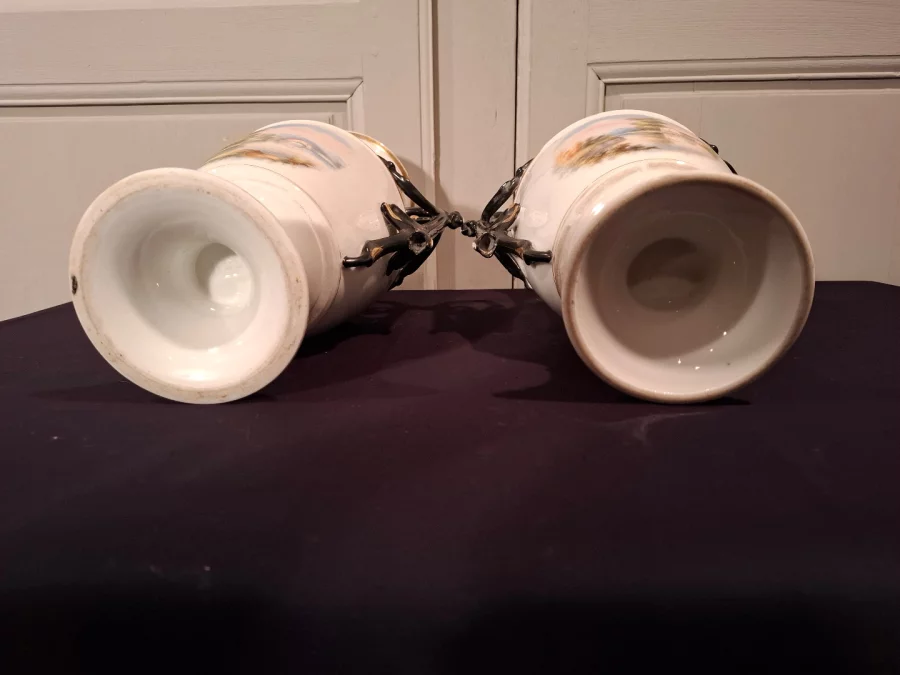 ナポレオン3世時代の花瓶2個