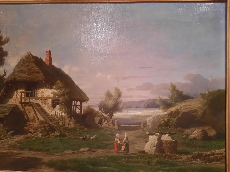 LANDSCHAP ondertekend DALIGE DE FONTENAY