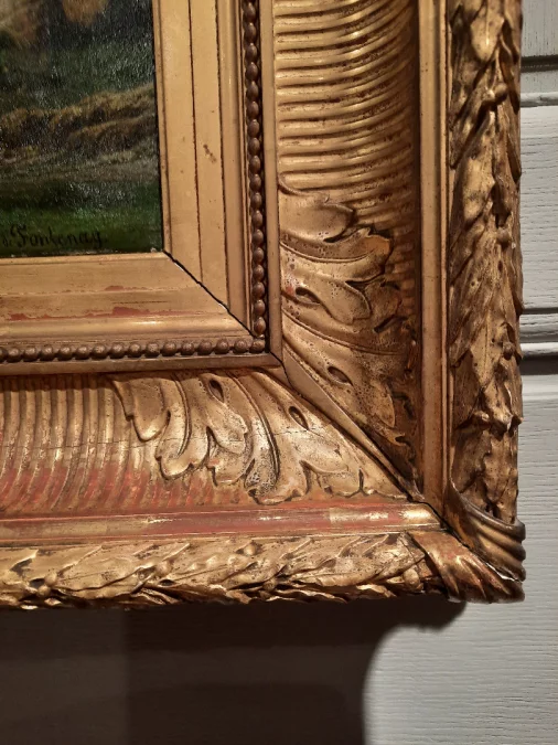 LANDSCHAP ondertekend DALIGE DE FONTENAY