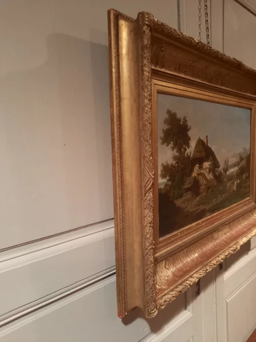 LANDSCHAP ondertekend DALIGE DE FONTENAY