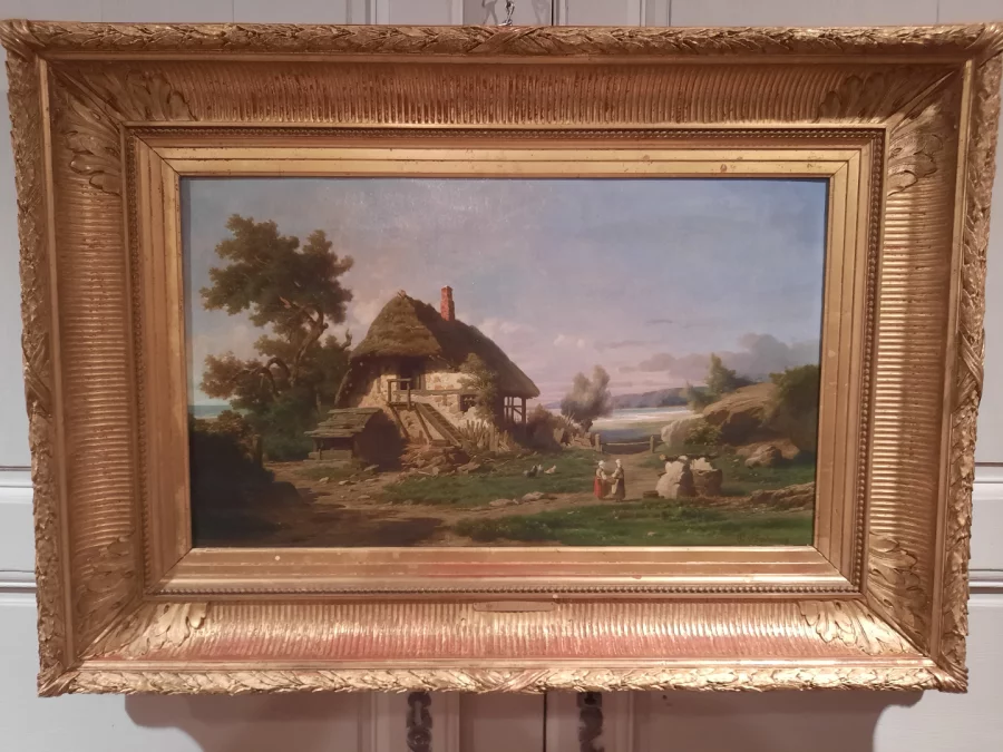 LANDSCHAP ondertekend DALIGE DE FONTENAY