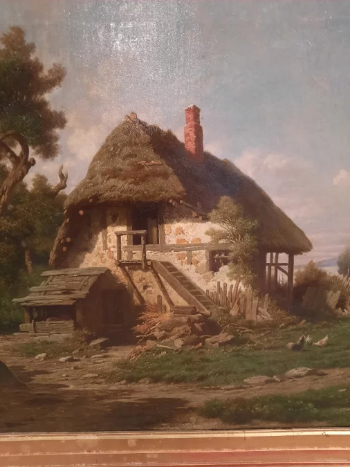 LANDSCHAP ondertekend DALIGE DE FONTENAY