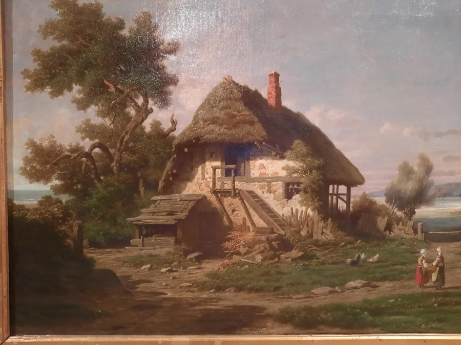 LANDSCHAP ondertekend DALIGE DE FONTENAY