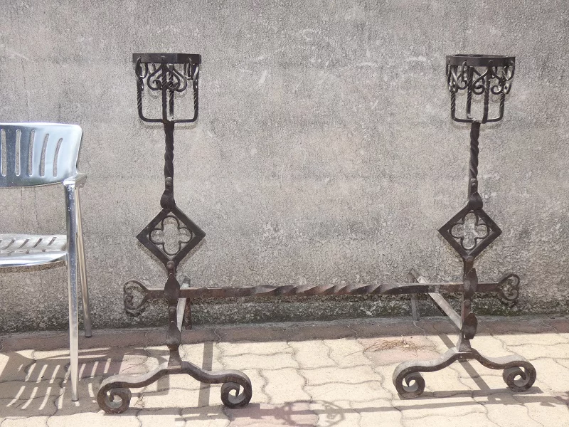 FIREDOGS DEL SIGLO XVII