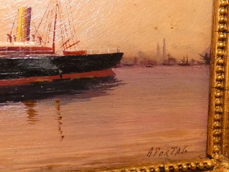 КАРТИНЫ КОНЦА XIX ВЕКА подписаны A. PORTAL