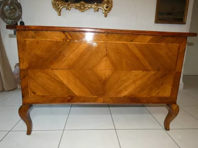 FRANZÖSISCHE REGENZZEIT PEDESTAL SCHREIBTISCH