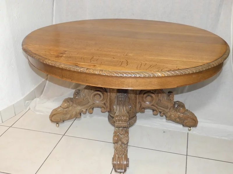 КРУГЛЫЙ РАЗДВИЖНОЙ СТОЛ