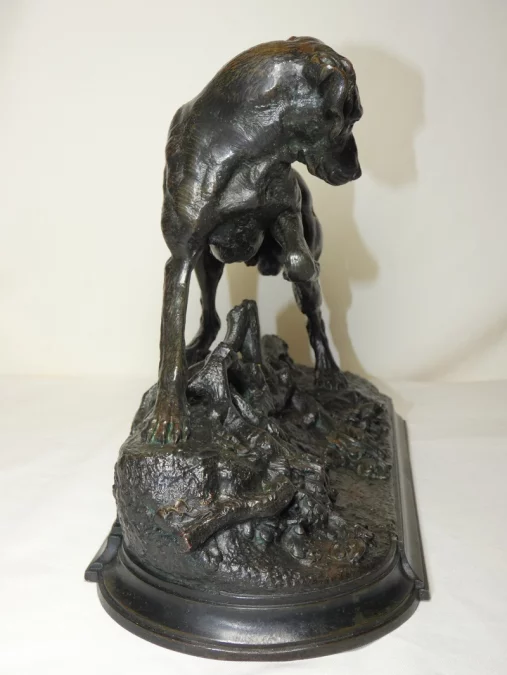PERRO DE BRONCE de Jules MOIGNIEZ