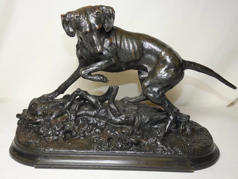 PERRO DE BRONCE de Jules MOIGNIEZ