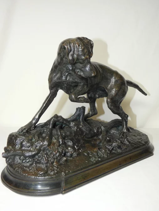PERRO DE BRONCE de Jules MOIGNIEZ