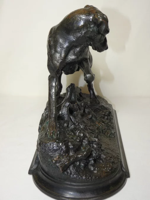 PERRO DE BRONCE de Jules MOIGNIEZ