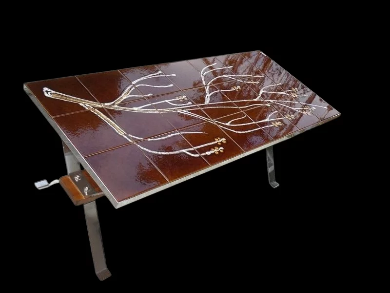 Table basse Vallauris signée ADRI 1950 / 1960