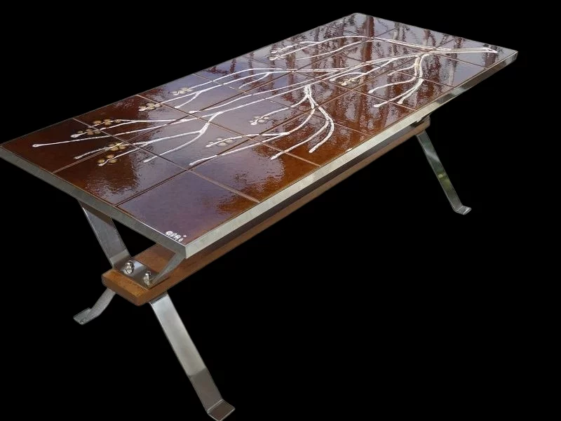 Table basse Vallauris signée ADRI 1950 / 1960