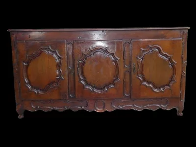 Enfilade 3 portes Régence en merisier début 18 ème