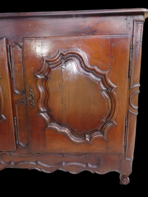 Enfilade 3 portes Régence en merisier début 18 ème