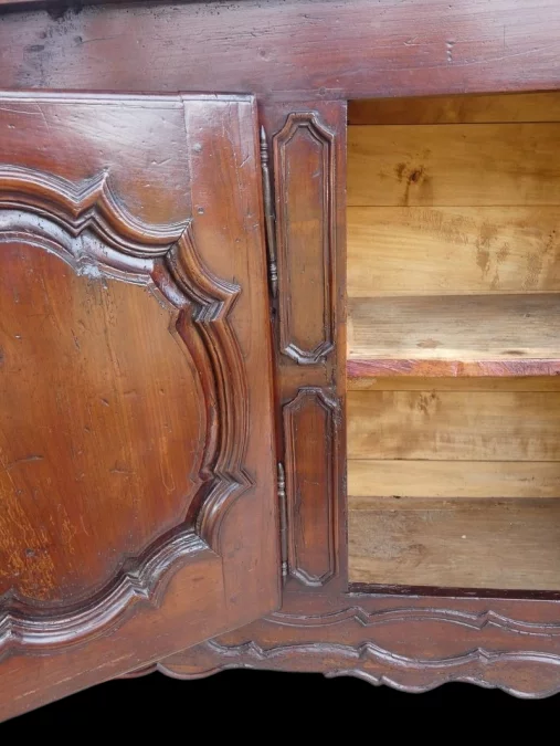 Enfilade 3 portes Régence en merisier début 18 ème