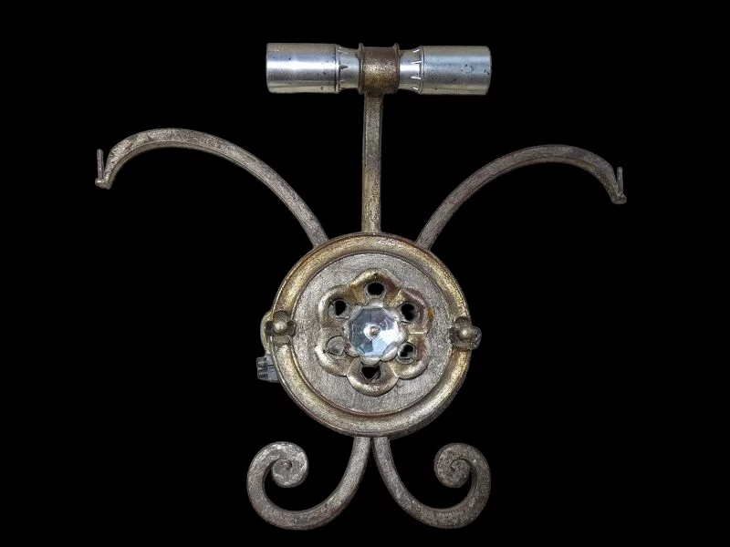 PAAR SCHMIEDEEISEN-WANDLEUCHTEN