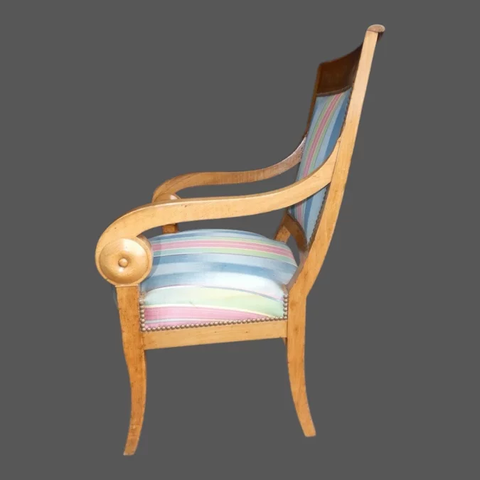 Schreibtischstuhl im Stil des französischen Empire