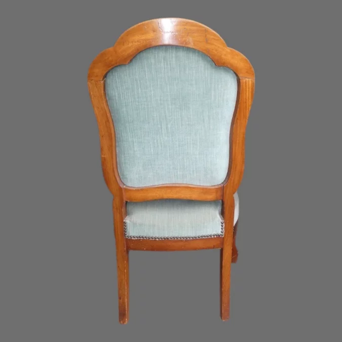 Fauteuil de bureau Louis Philippe en acajou vers 1830