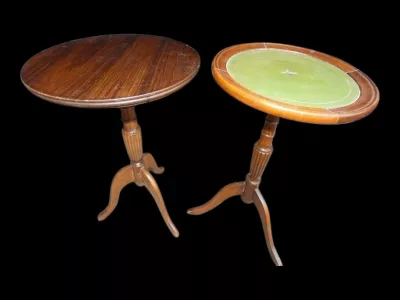 Paire de petits guéridon style Victorien 1950