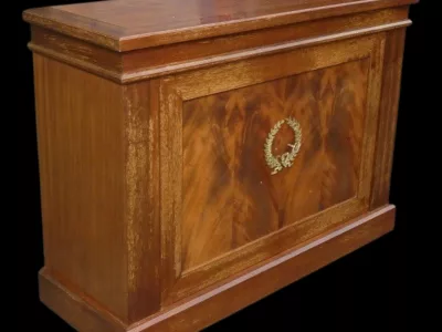 Meuble d'appui en acajou de style EMPIRE années 1950