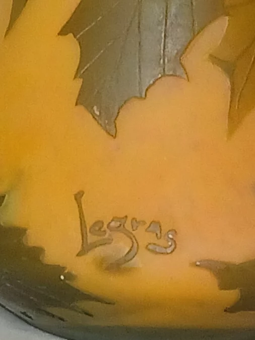 JUGENDSTIL-VASE von LEGRAS