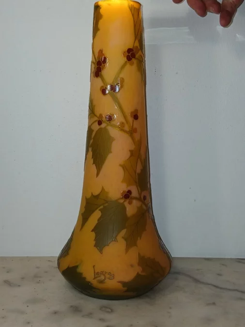 JUGENDSTIL-VASE von LEGRAS
