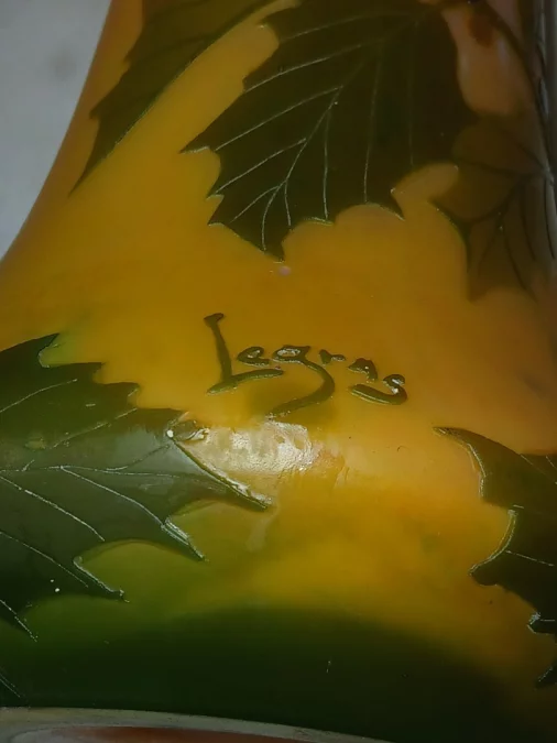 JUGENDSTIL-VASE von LEGRAS