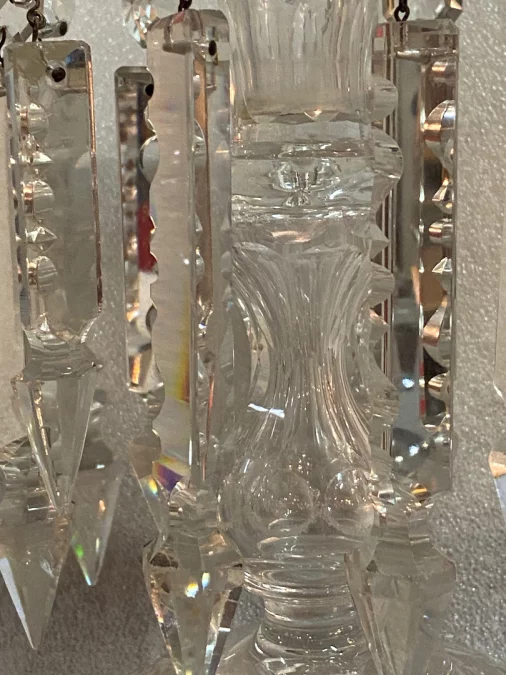 1940′ Pair of Baccarat Pineapple Doors