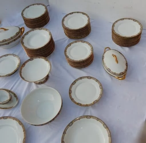 1924′ Limoges Service 73 Pieces F Legrand 1924