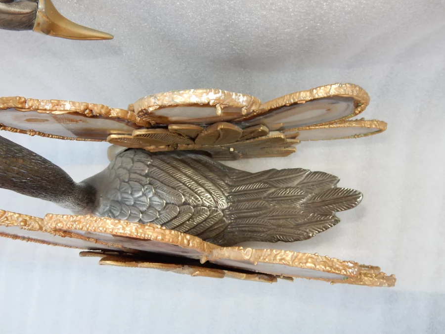 1970′ Swan Magazine Holder Duval Brasseur Style