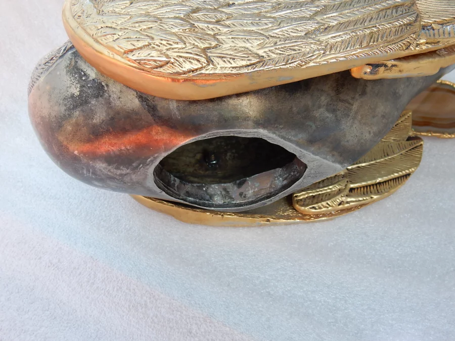 1970′ Swan Magazine Holder Duval Brasseur Style