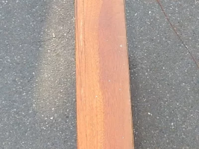 1950′ Minimalist Art Deco Mirror Blond Mahogany Style Maxime Old