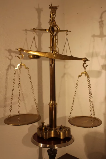 Balance  de boucher 19e siècle