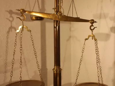 Balance  de boucher 19e siècle