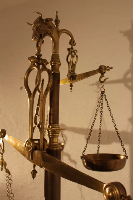 Balance  de boucher 19e siècle