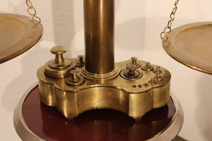 Balance  de boucher 19e siècle