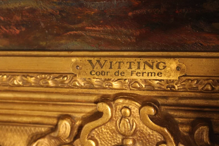 GEMÄLDE DES 19. JAHRHUNDERTS von WITTING