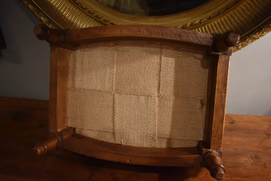 Tabouret de pieds en noyer