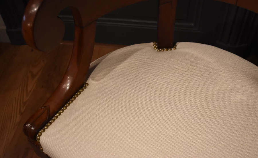 Fauteuil de bureau en acajou