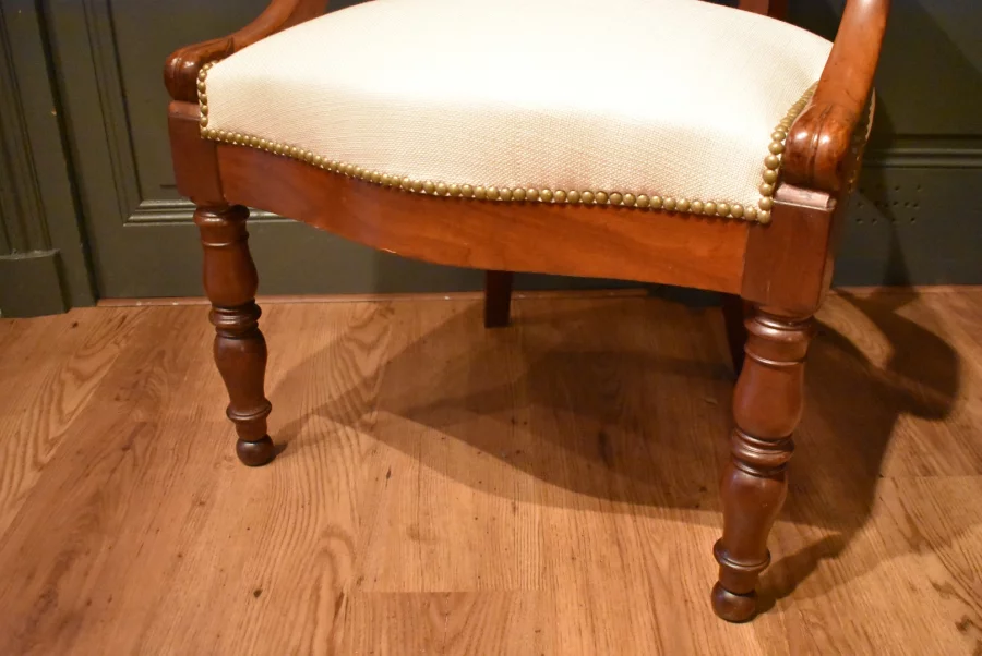 Fauteuil de bureau en acajou