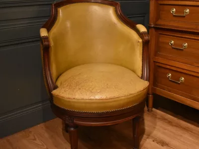 Fauteuil de bureau de style Louis XVI