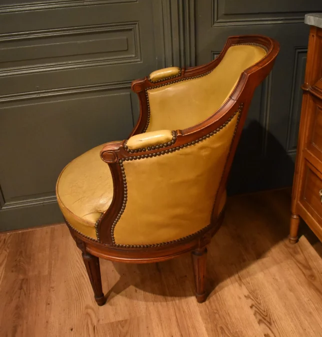 Fauteuil de bureau de style Louis XVI