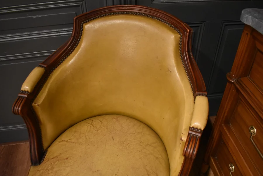 Fauteuil de bureau de style Louis XVI