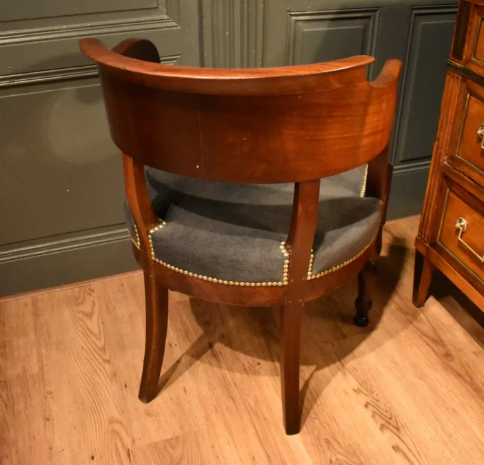 Fauteuil de bureau en acajou