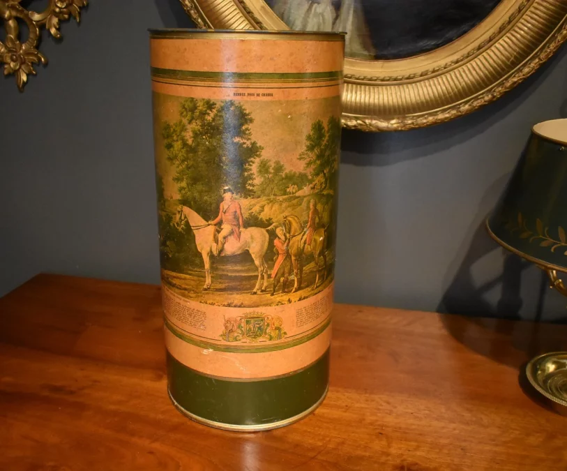 Porte parapluies ou porte cannes en tôle peinte