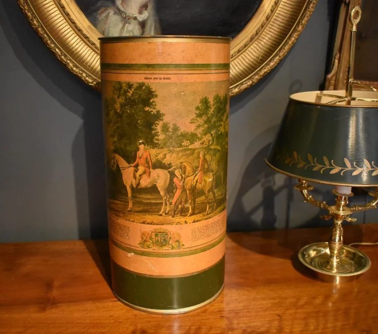 Porte parapluies ou porte cannes en tôle peinte