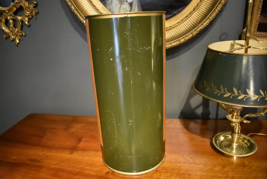 Porte parapluies ou porte cannes en tôle peinte